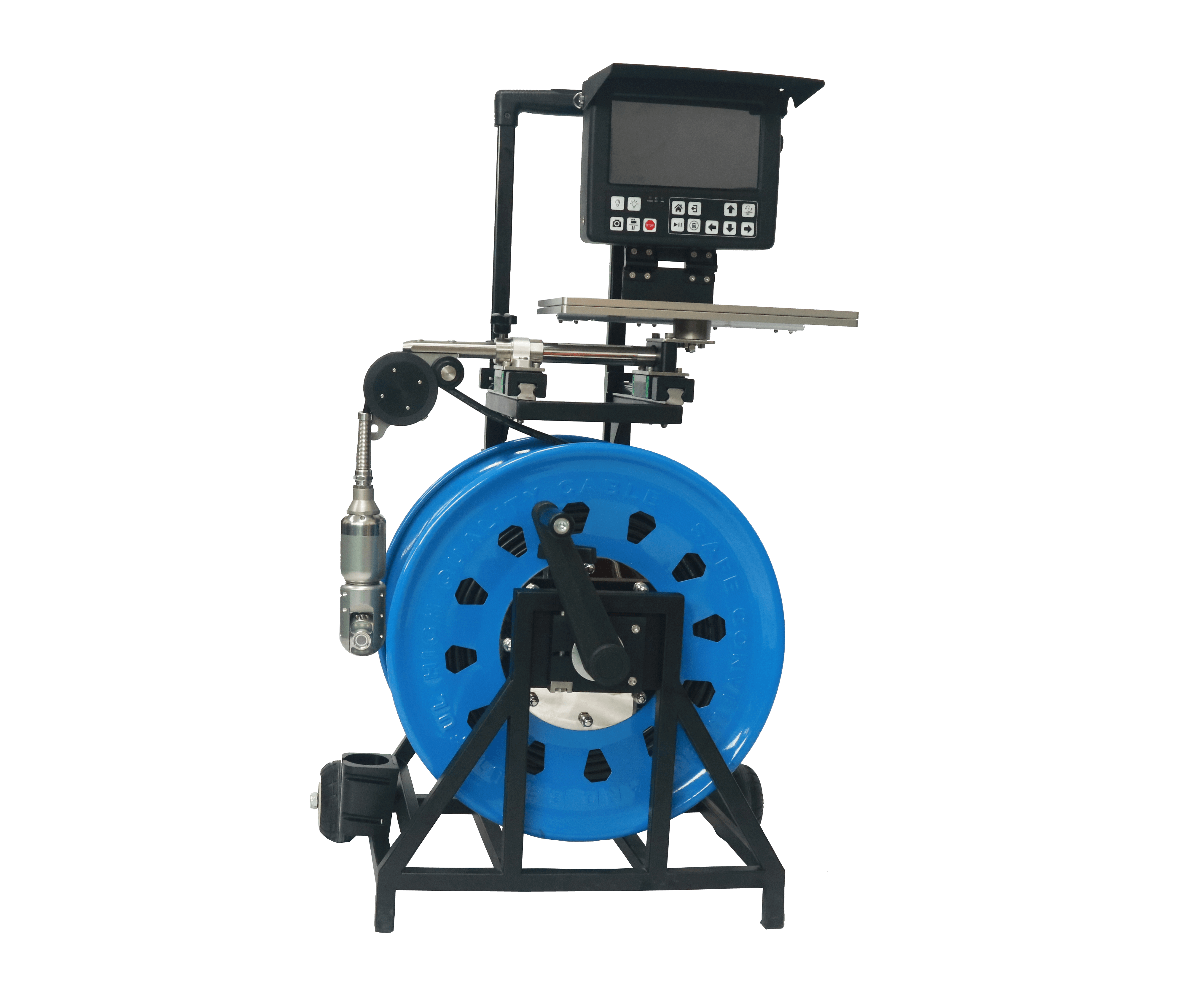 100m 360 Rotation Deep Water Well Video Inspection Camera For