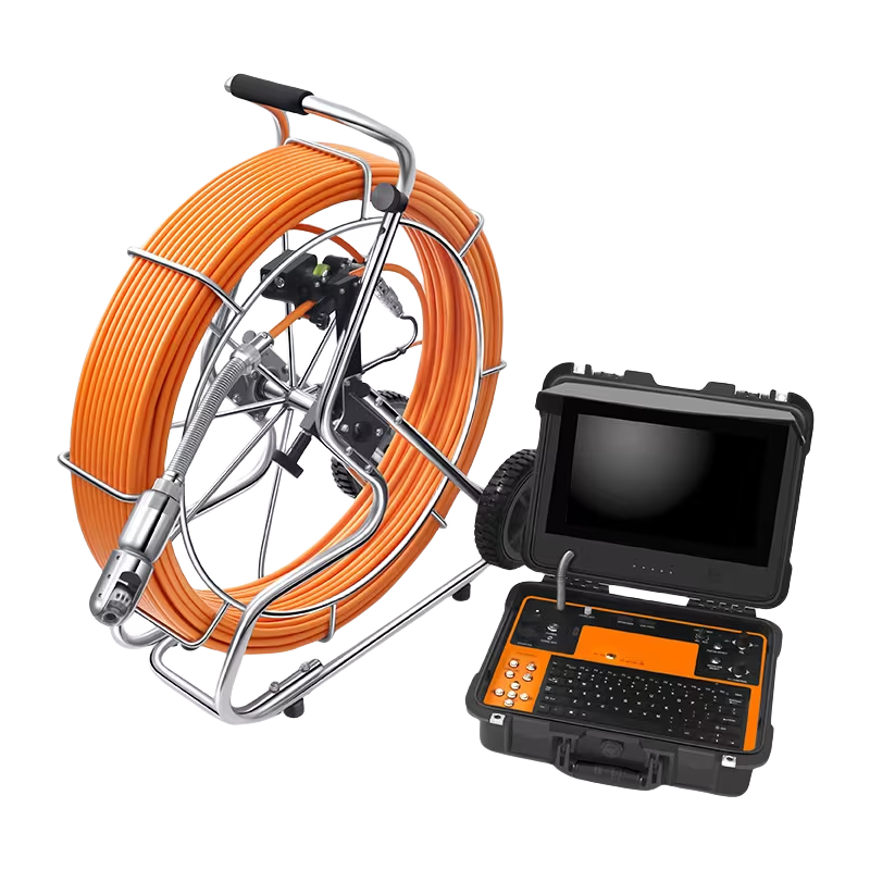 CCTV 360 Pan Tilt Push Camera Underwater Self-levelling Sewer Pipeline Inspection Camera System