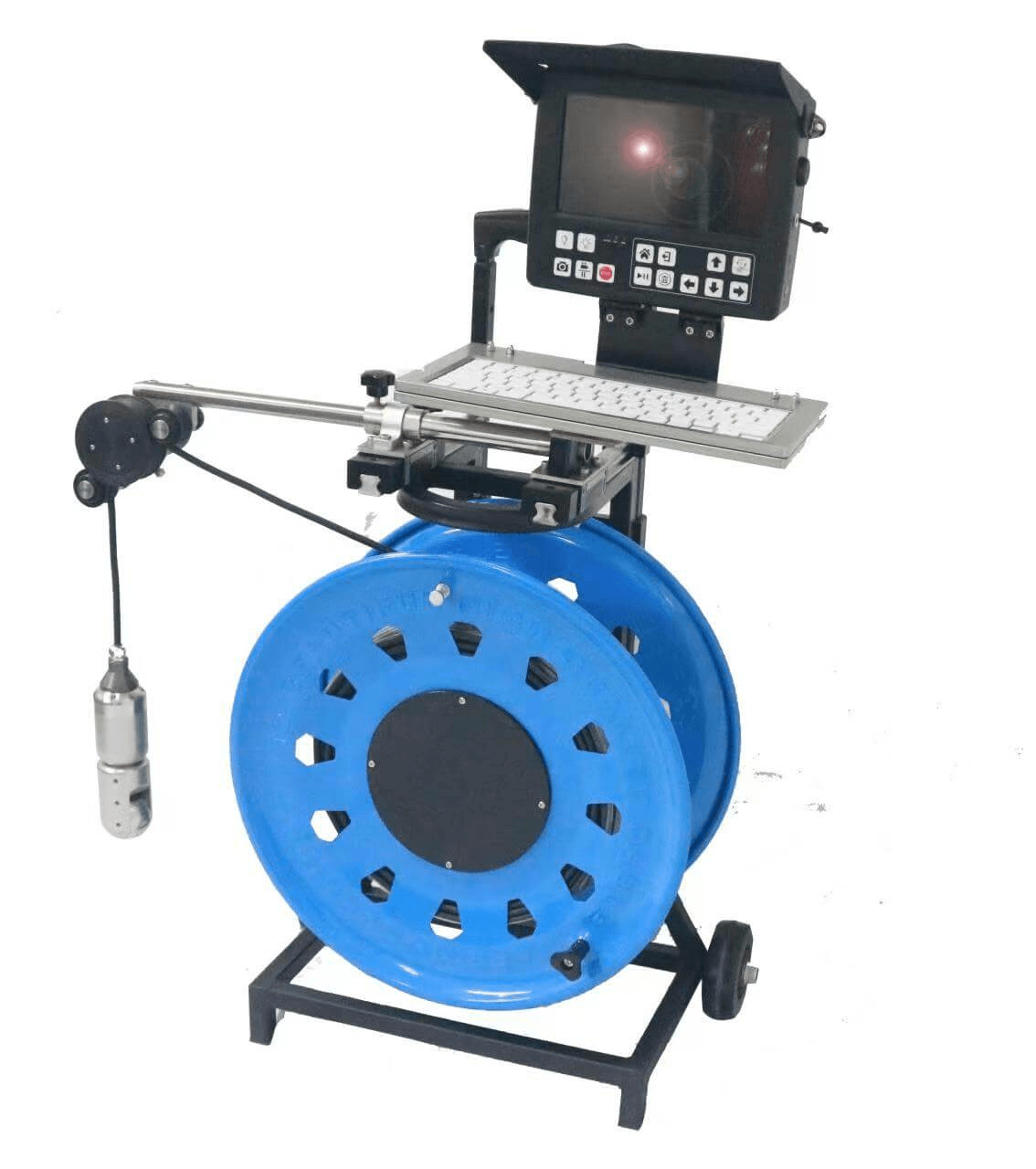 100m 360 Rotation Deep Water Well Video Inspection Camera For